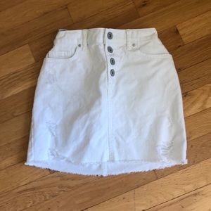 Girls white skirt